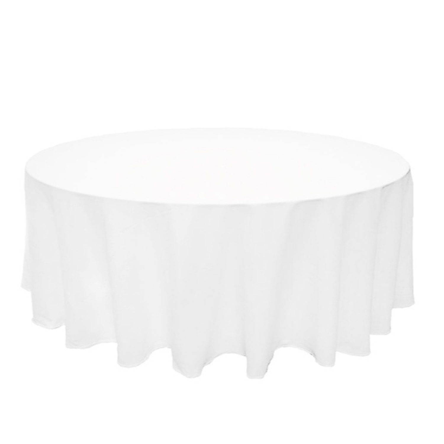 White Round Banquet Tablecloth Hire 3m Starlight Party Hire