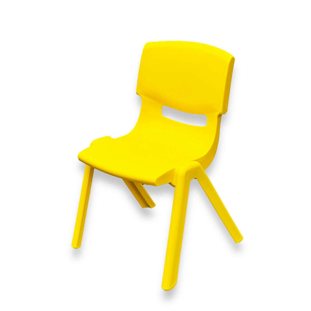 Kids Plastic Chair Hire - Yellow