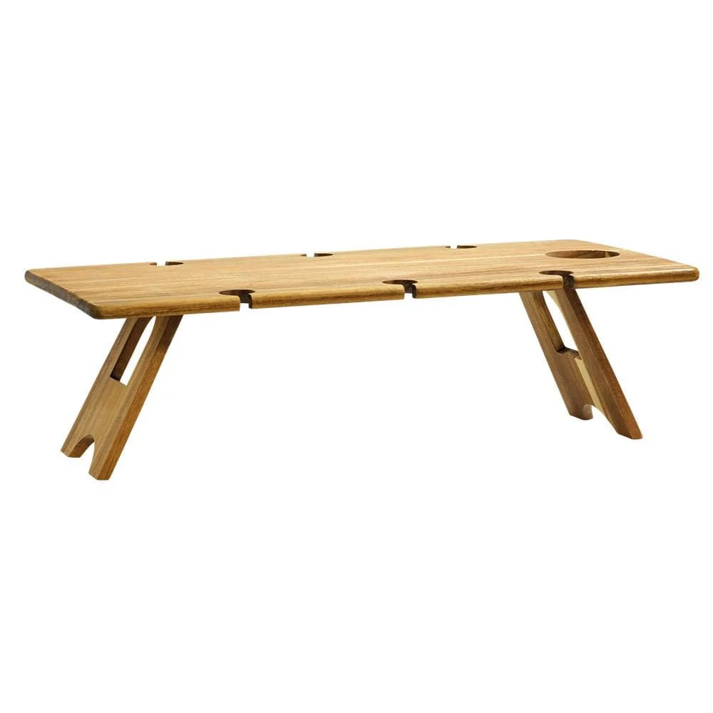 Picnic Table Hire – Small Bamboo Foldable