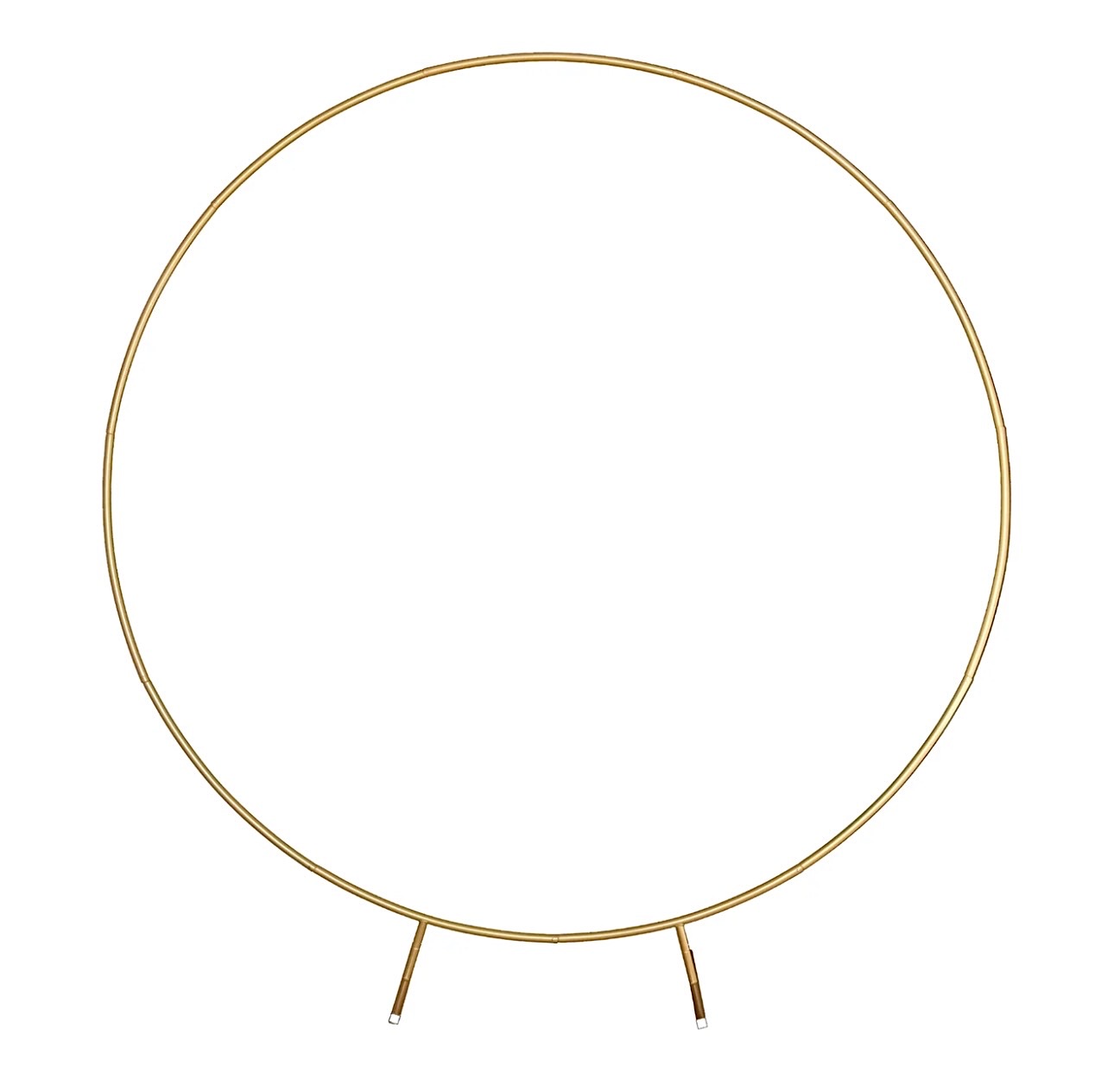 Round Backdrop Hire – Gold